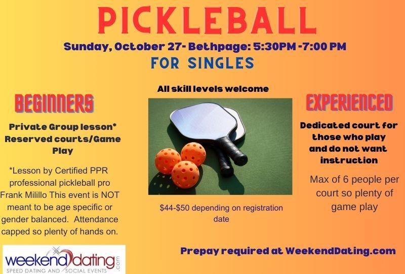 Long Island pickleball singles